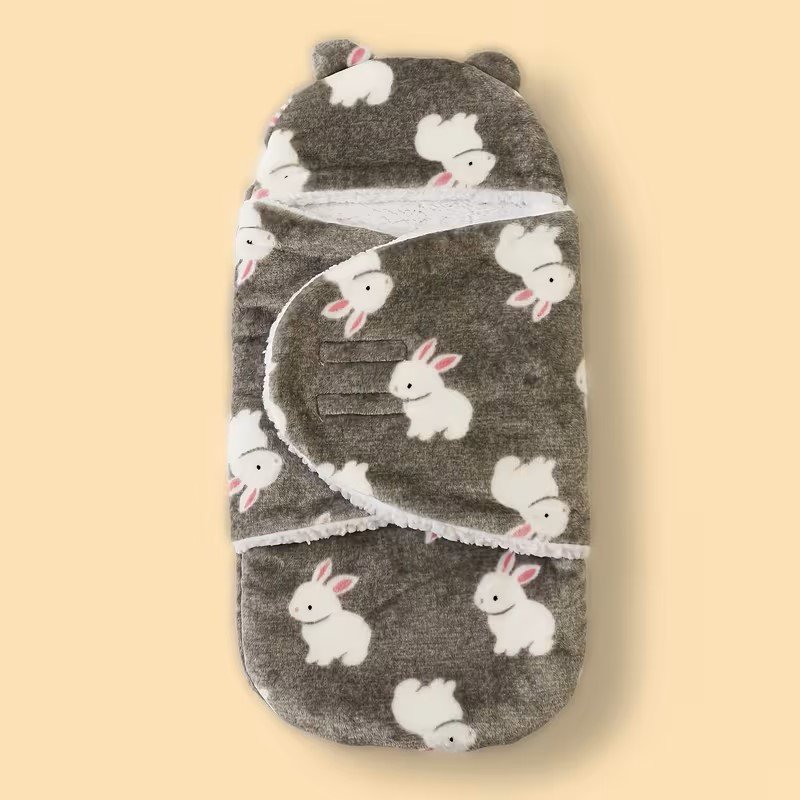 Rabbit Fur Swaddle